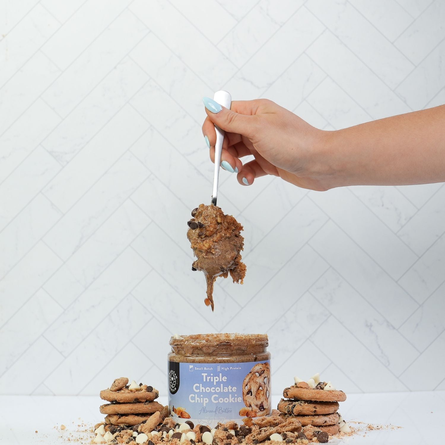 Triple Chocolate Chip Cookie Almond Butter