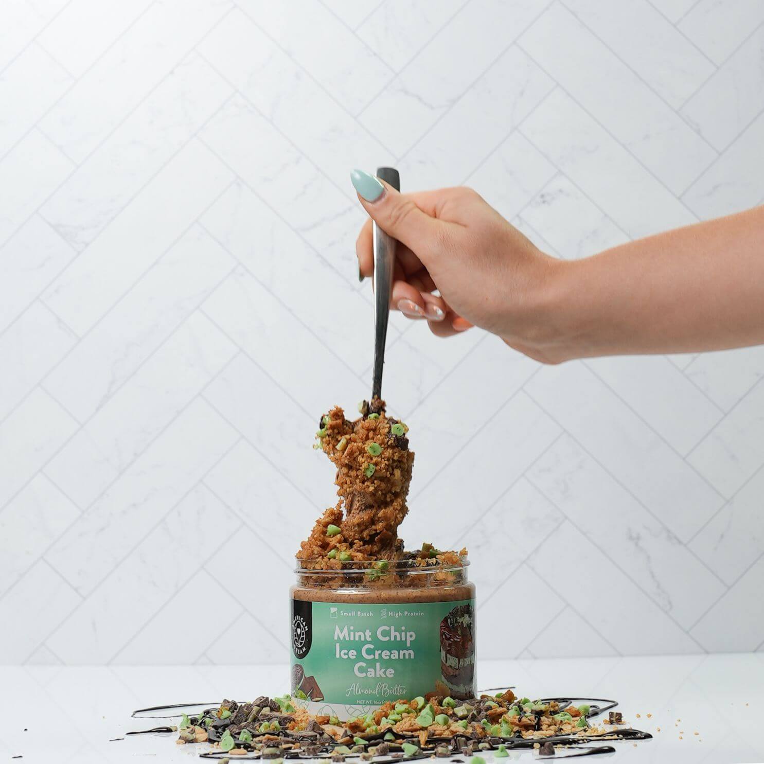 Mint Chip Ice Cream Cake Almond Butter