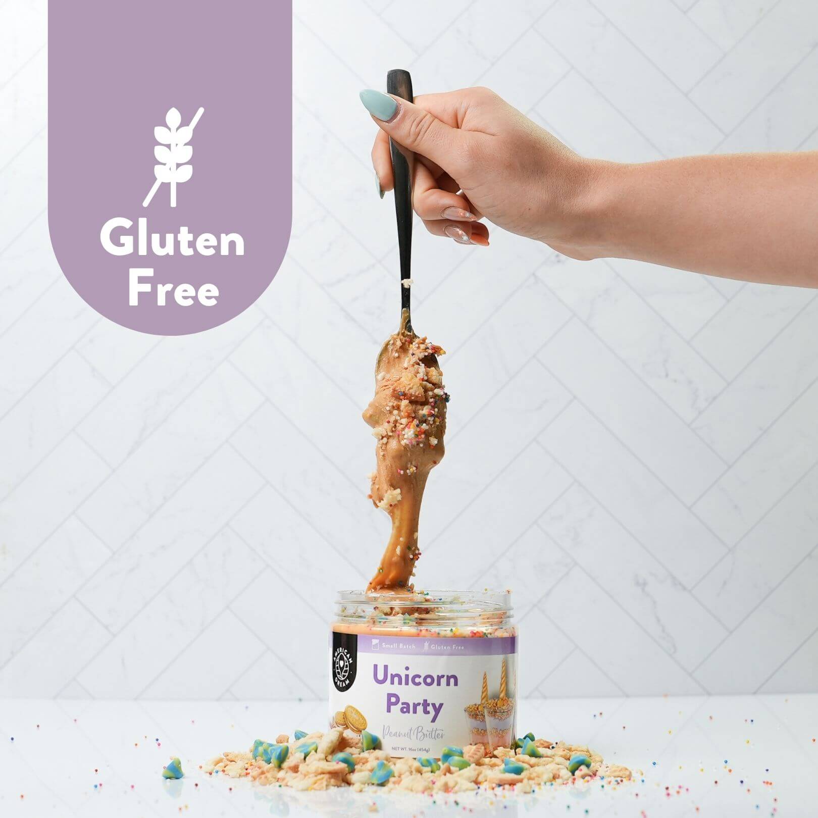 Gluten-Free Unicorn Party Peanut Butter