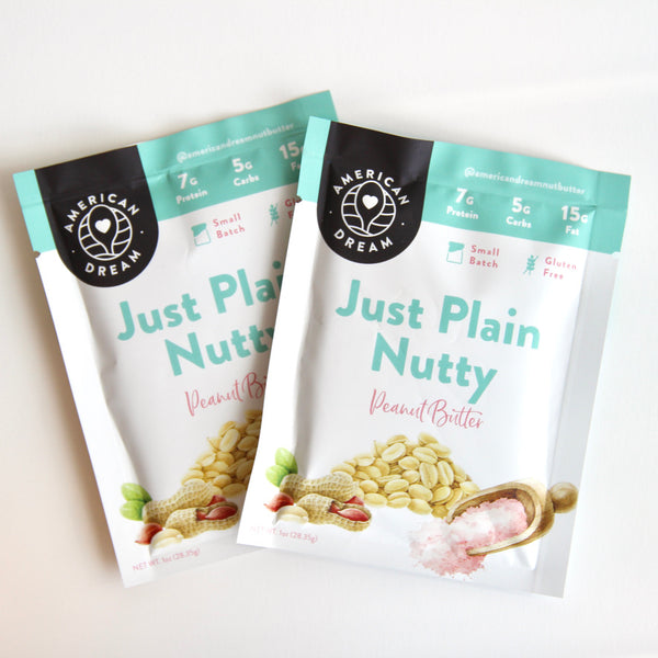 Gluten-Free Just Plain Nutty Peanut Butter Single-Serve Squeeze Pack