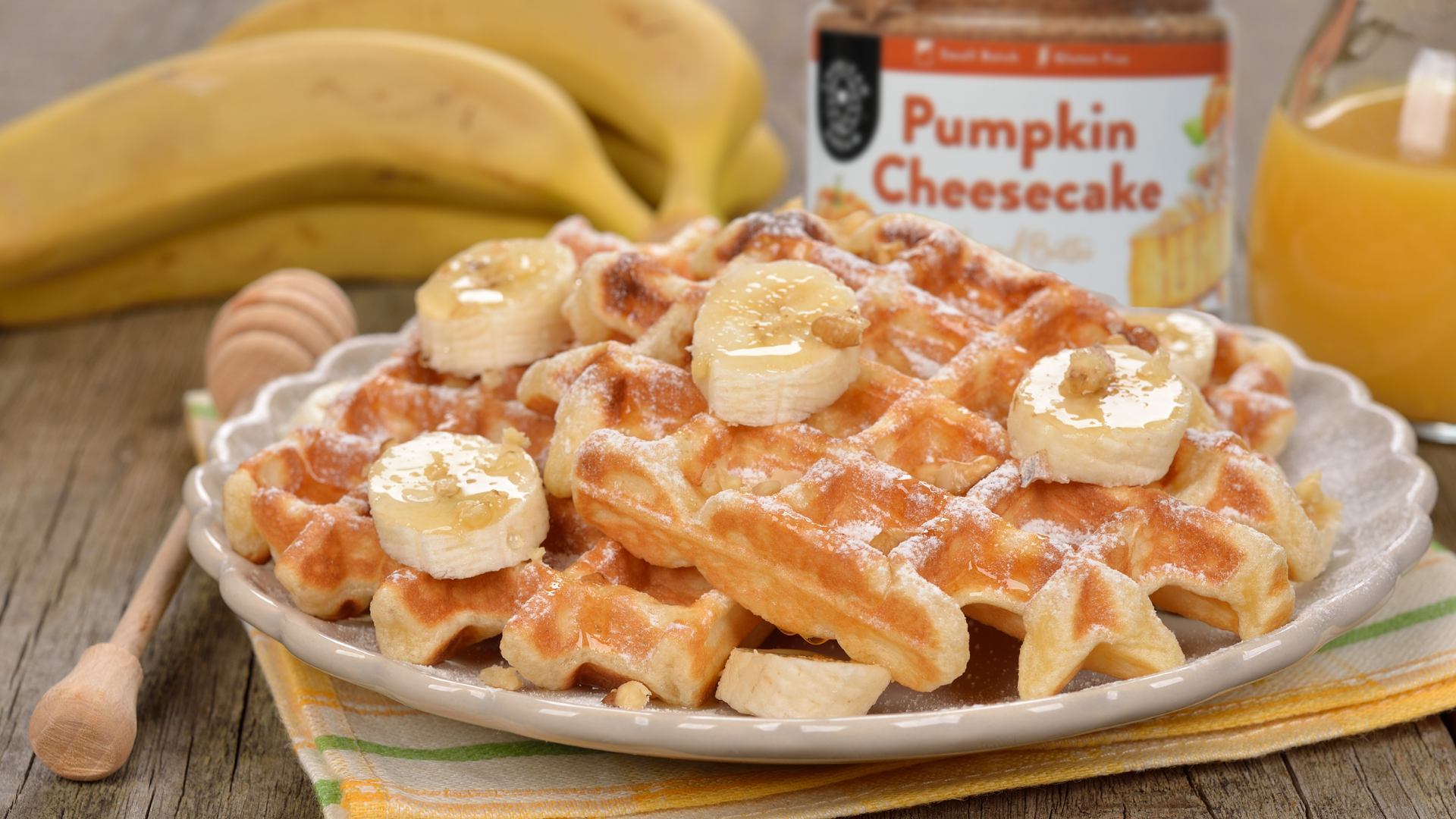 Pumpkin Protein Waffle
