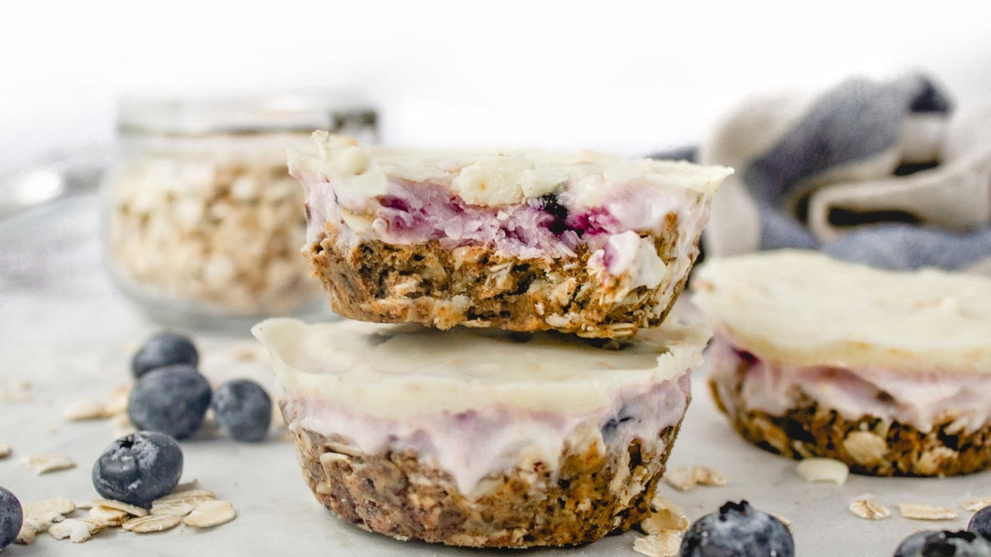 No Bake Blueberry Cheesecake Cups