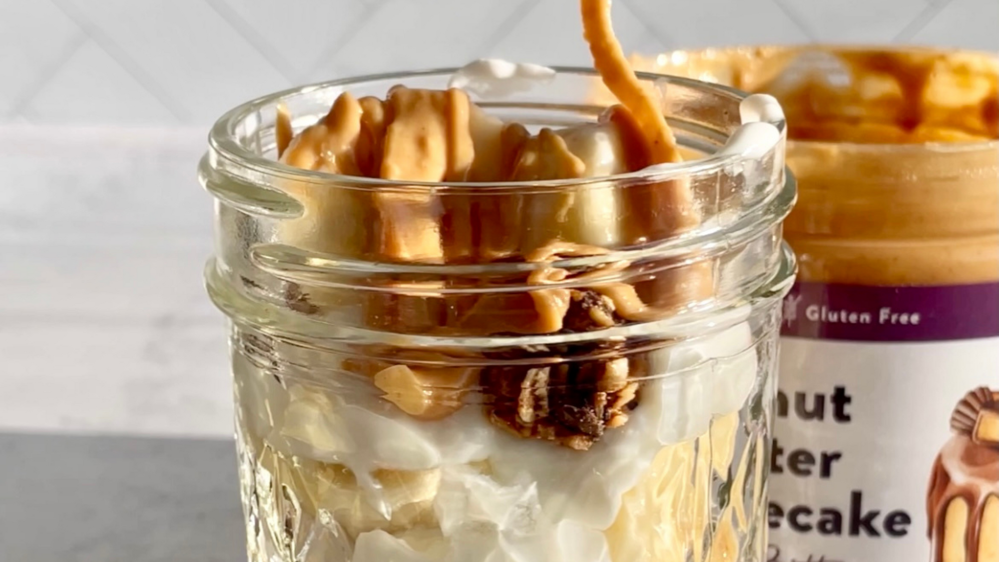 Peanut Butter Banana Yogurt Parfait