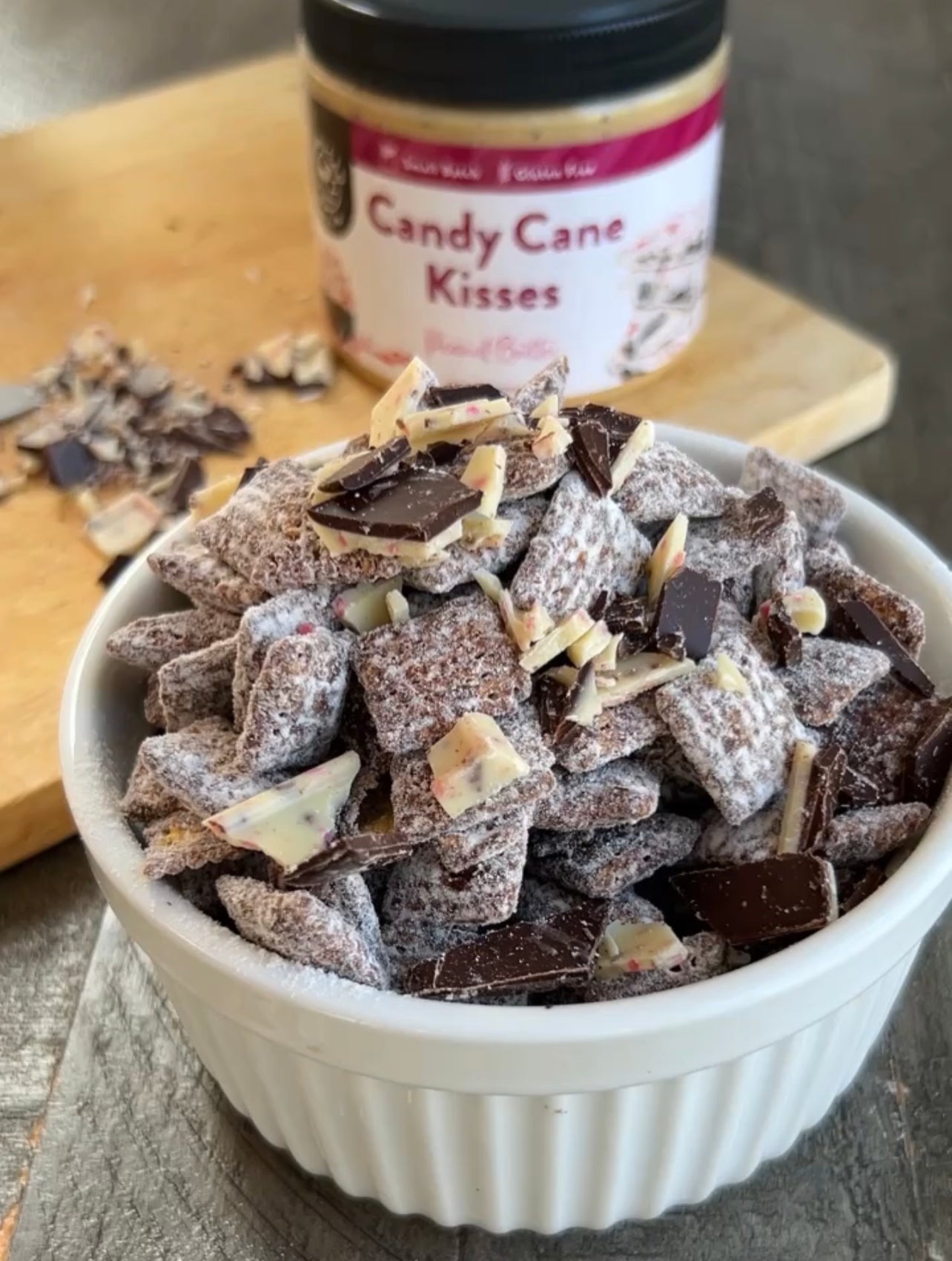 Chocolate Peppermint Puppy Chow