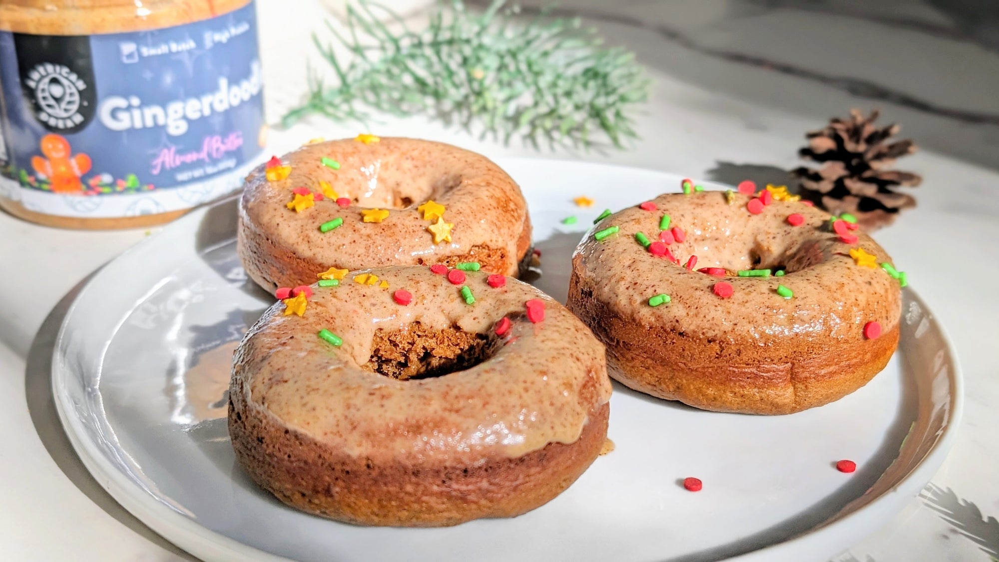 Gingerdoodle Protein Donuts
