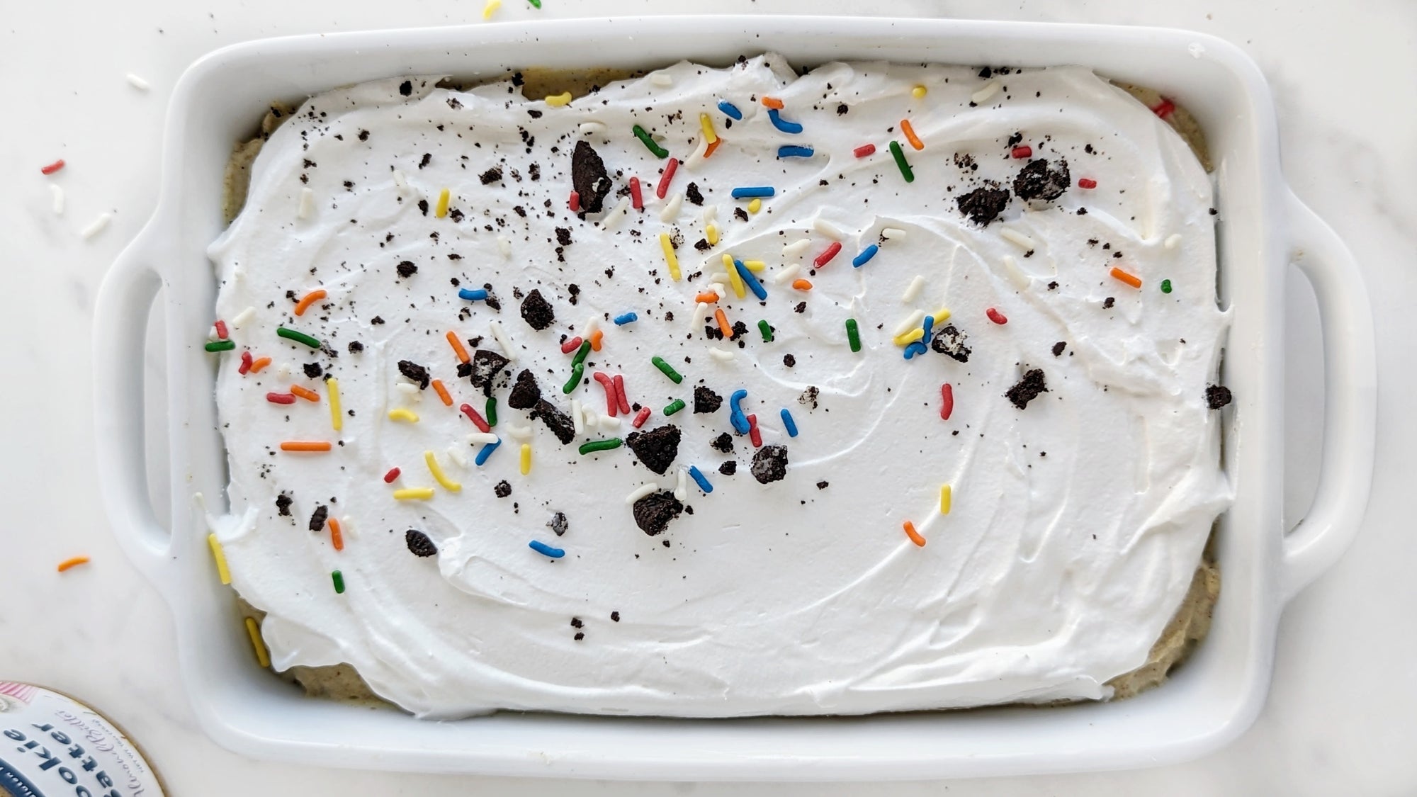 Oreo Birthday Cake Dessert Lasagna