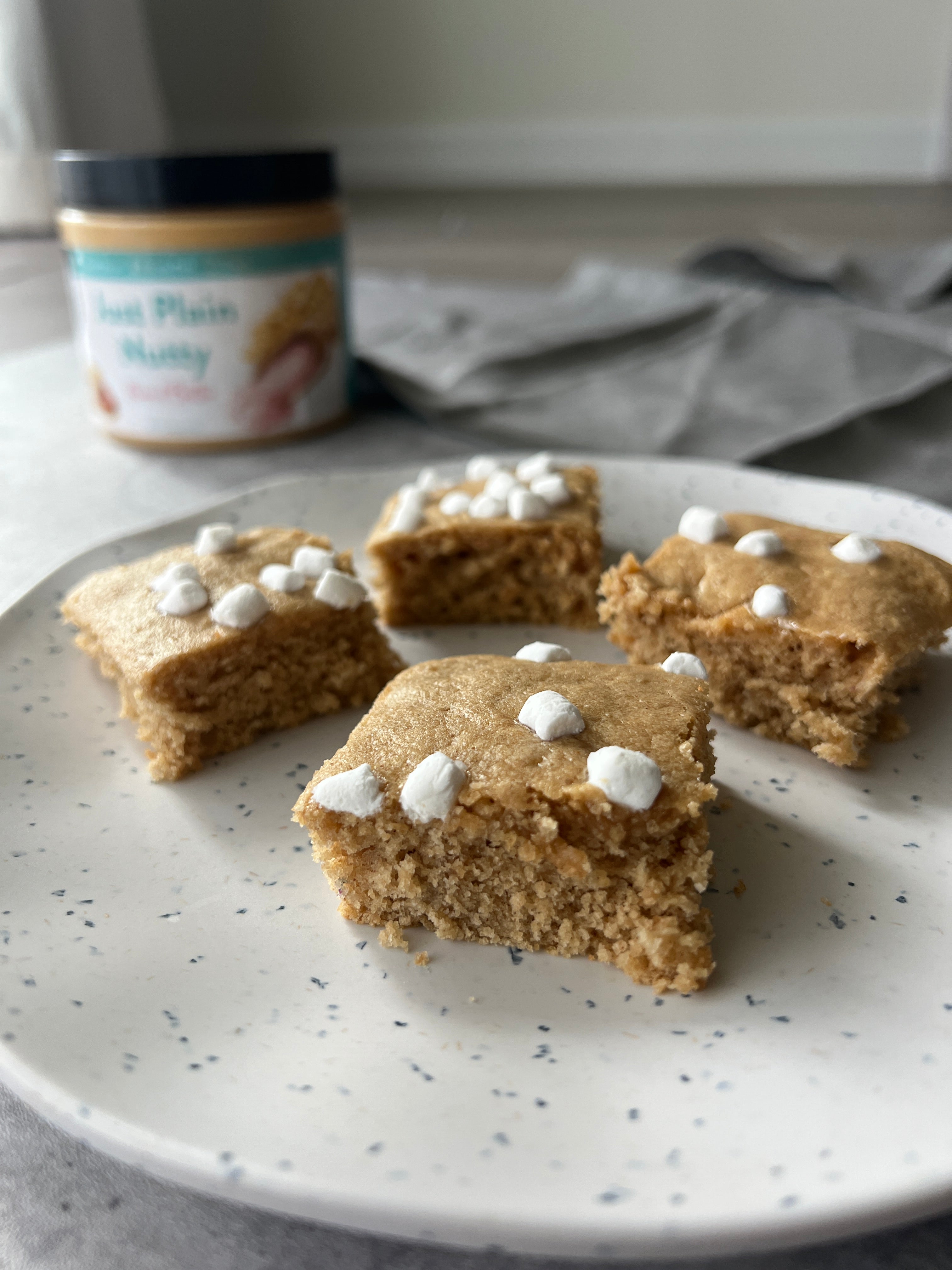 Fluffernutter Blondies