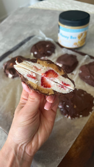 Dipped Frozen Yogurt Clusters
