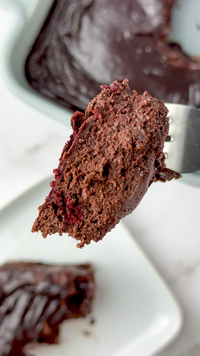 Small Batch Red Velvet Brownie