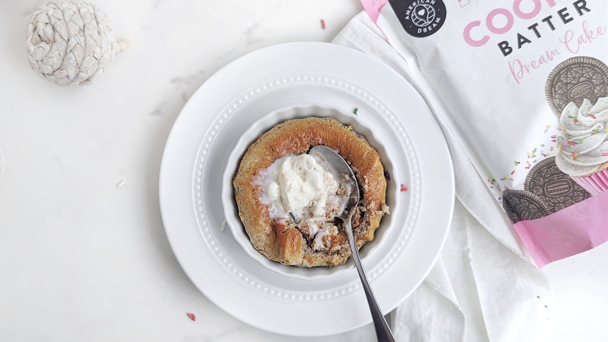 Air Fryer Baked Cookie Dough