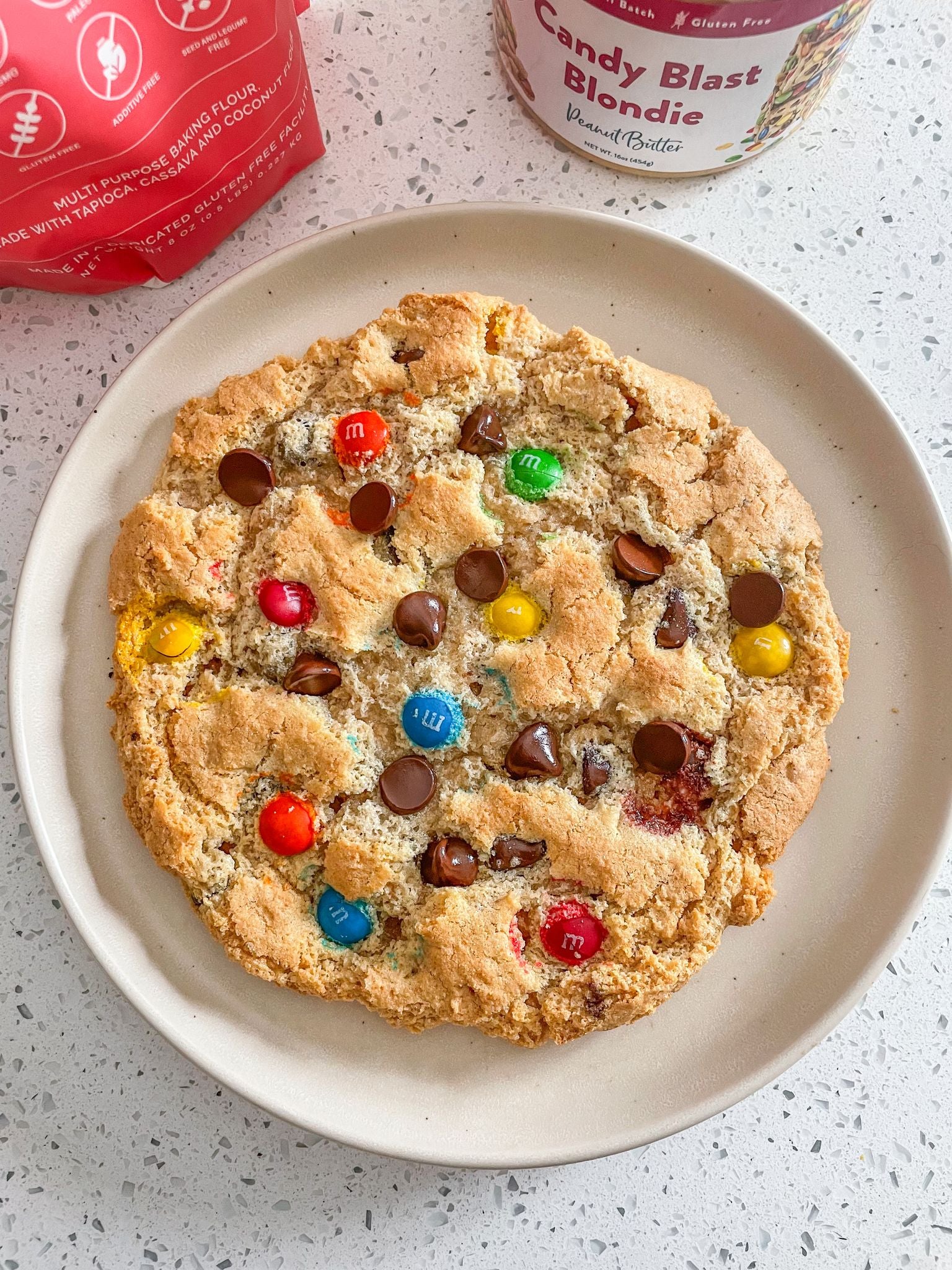 Single Serve Candy Blast Cookie