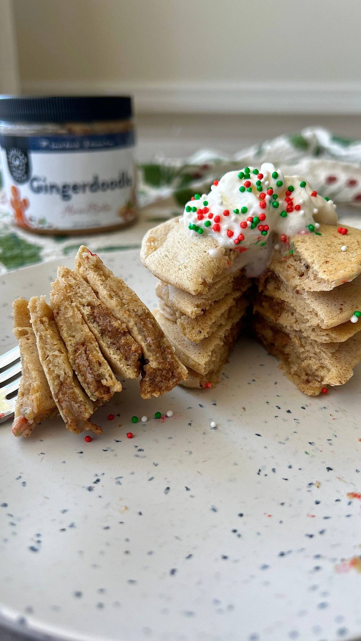 Gingerdoodle Stuffed Pancakes American Dream Nut Butter