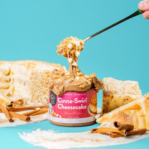 Cinna-Swirl Cheesecake Almond Butter