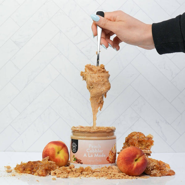 Peach Cobbler A La Mode Cashew Butter