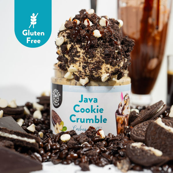 Gluten-Free Java Cookie Crumble Cashew Butter