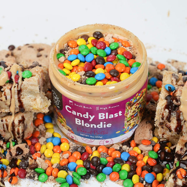 Candy Blast Peanut Butter Blondie Peanut Butter