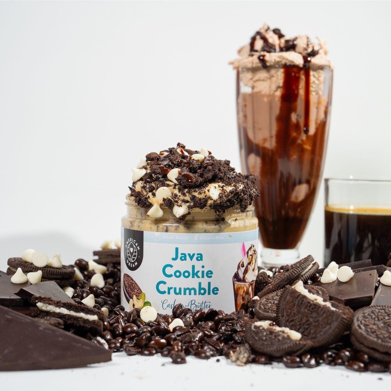 Gluten-Free Java Cookie Crumble Cashew Butter