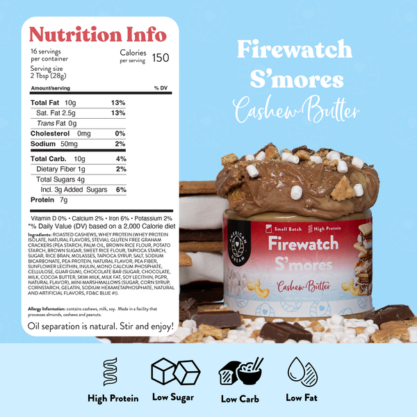 Firewatch S’mores Cashew Butter