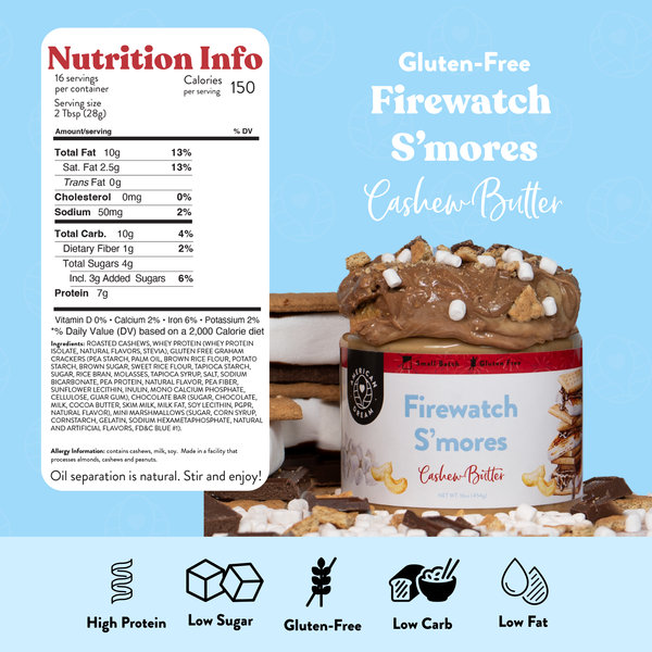 Firewatch S’mores Cashew Butter