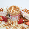 Gluten-Free Strawberry Pretzel Pie Cashew Butter