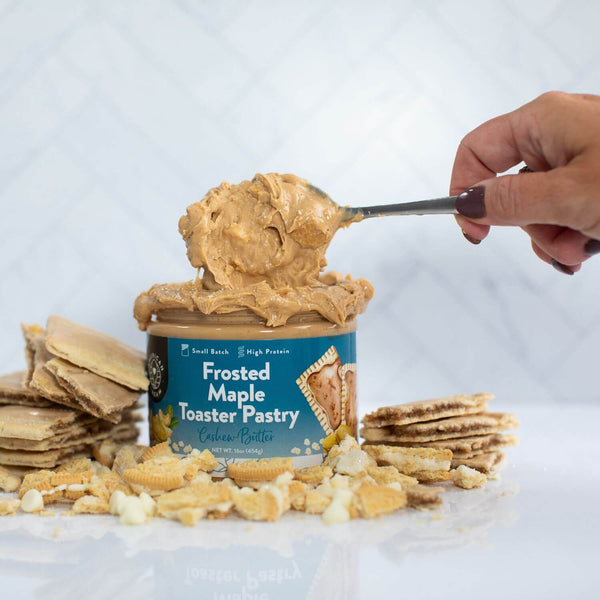 Frosted Maple Toaster Pastry Cashew Butter