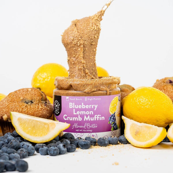 Blueberry Lemon Crumb Muffin Almond Butter