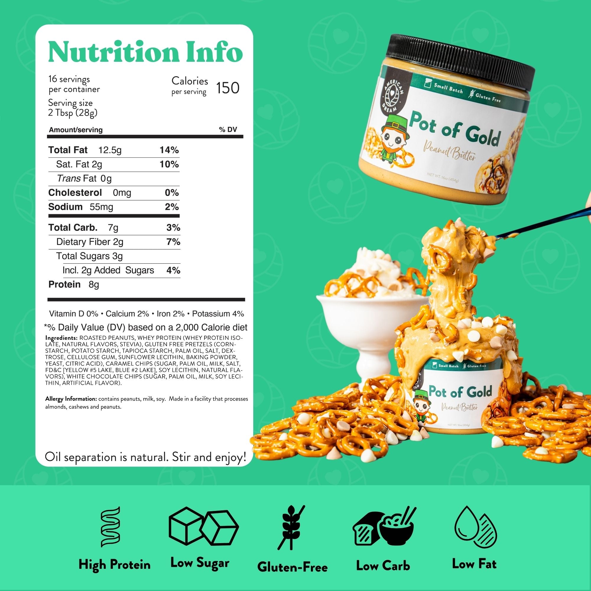 Pot of Gold Peanut Butter