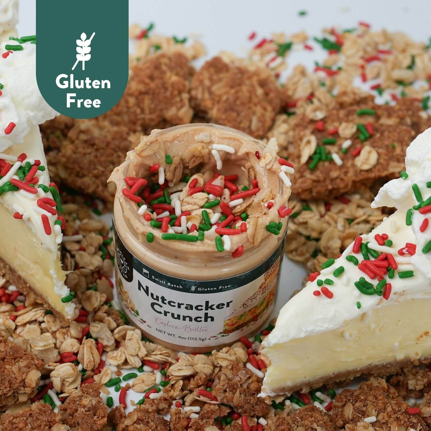 Baby Butter 4oz Gluten-Free Nutcracker Crunch Cashew Butter