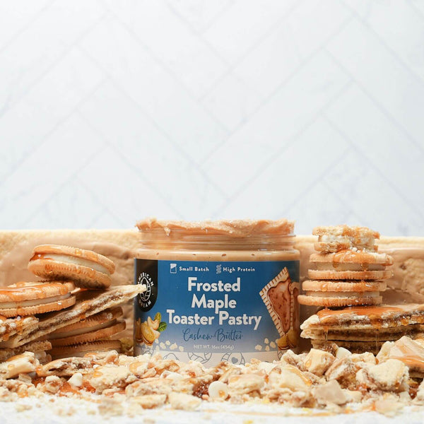Frosted Maple Toaster Pastry Cashew Butter