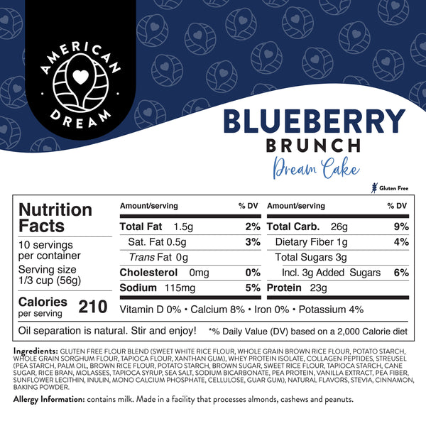 Blueberry Brunch Dream Cake