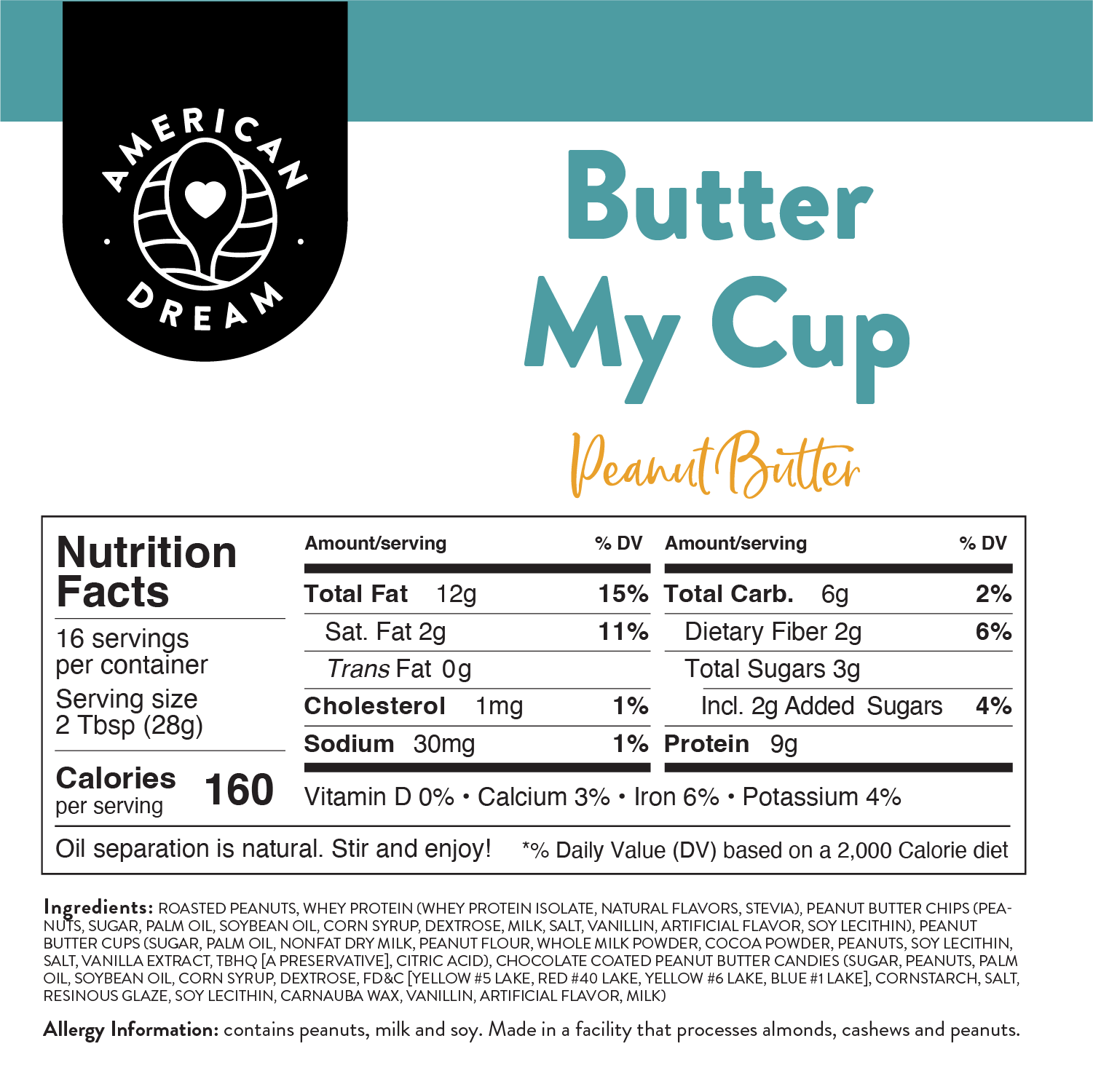 Gluten-Free Butter My Cup Peanut Butter