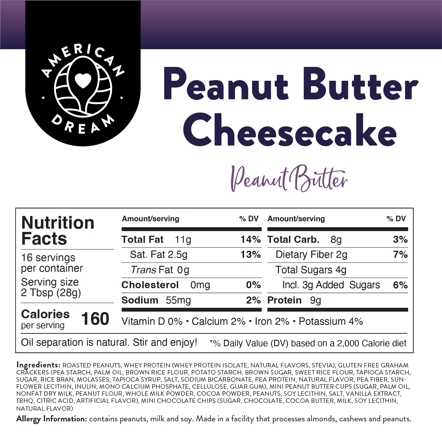 Gluten-Free Peanut Butter Cheesecake Peanut Butter