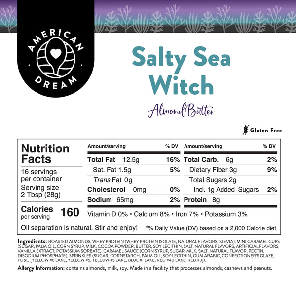 Gluten-Free Salty Sea Witch Almond Butter