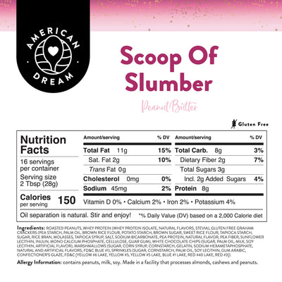 Gluten-Free Scoop of Slumber Peanut Butter