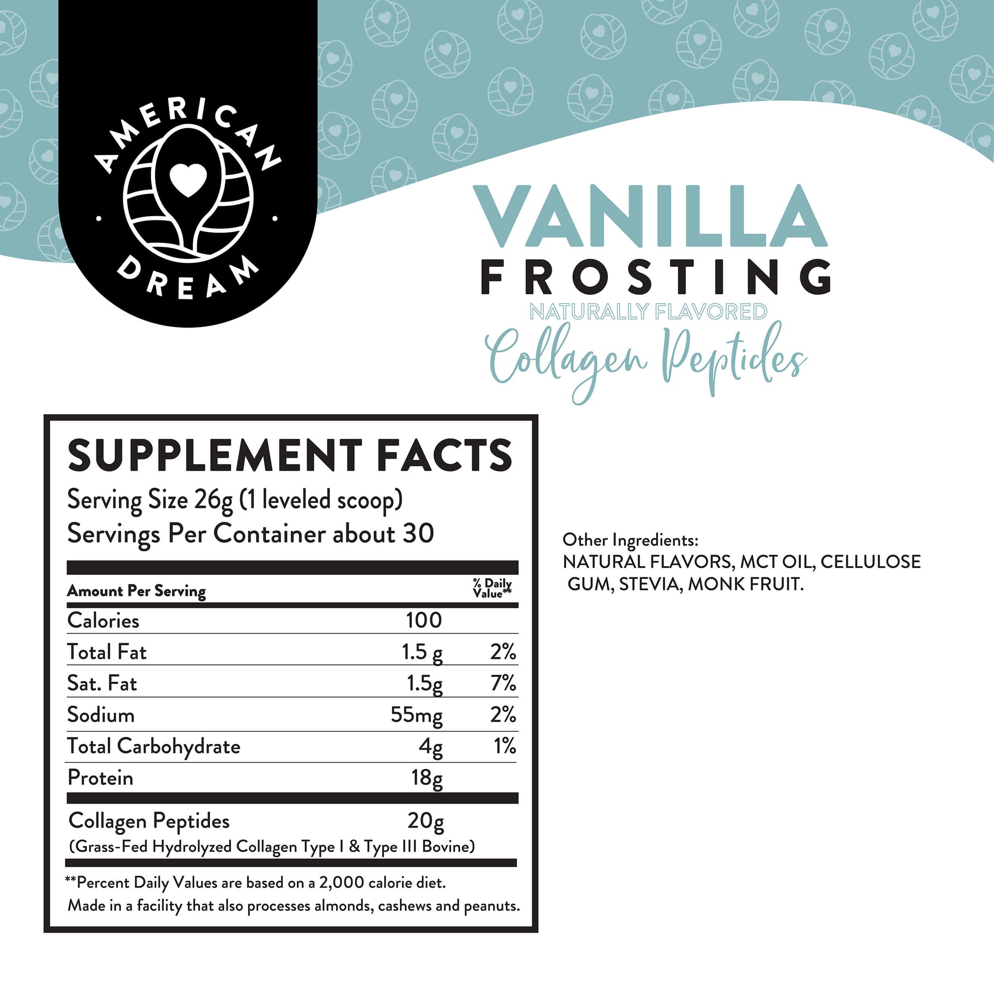Vanilla Frosting Collagen Peptides