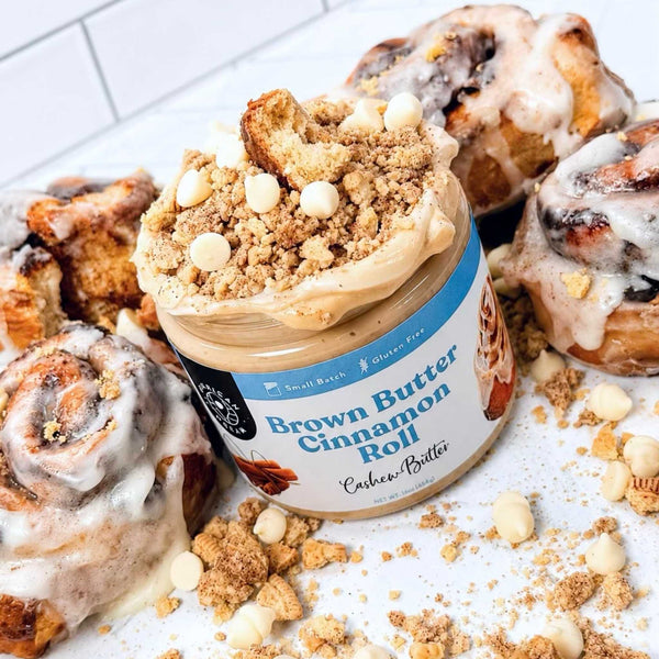 Brown Butter Cinnamon Roll Cashew Butter