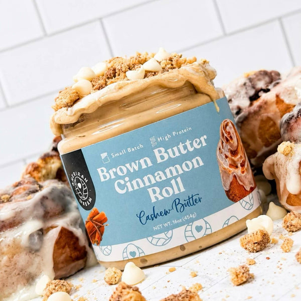 Brown Butter Cinnamon Roll Cashew Butter