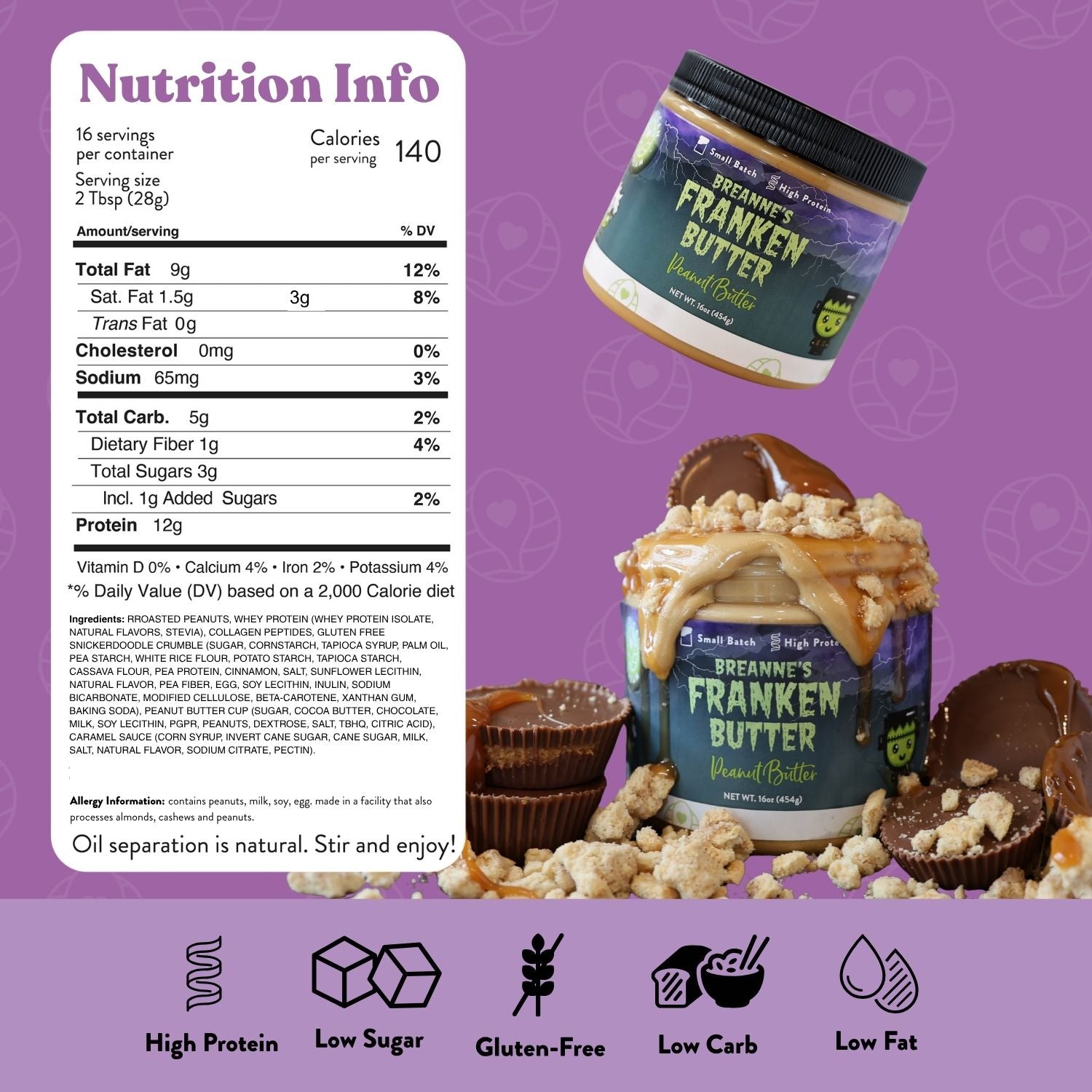 Breanne's Franken Butter Peanut Butter