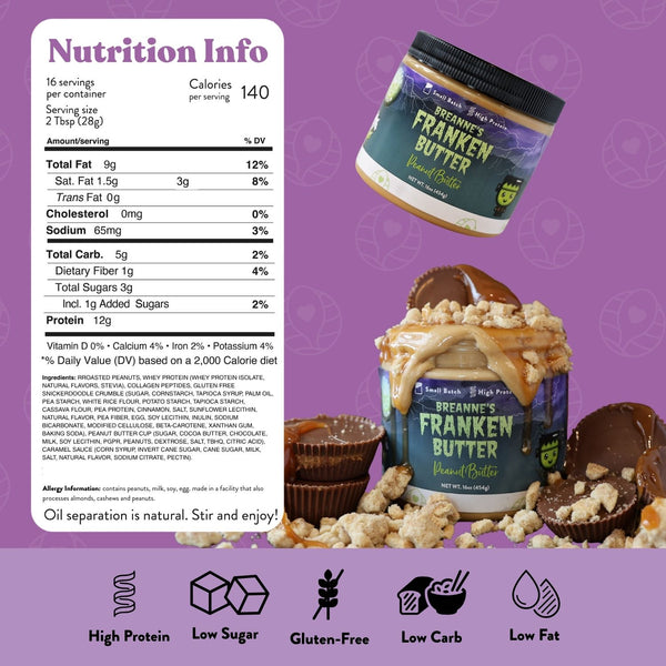 Breanne's Franken Butter Peanut Butter