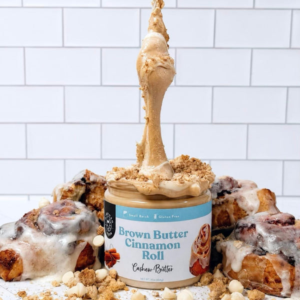 Brown Butter Cinnamon Roll Cashew Butter