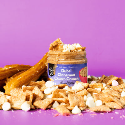 Baby Butter 4 oz Dubai Cinnamon Churro Crunch Almond Butter