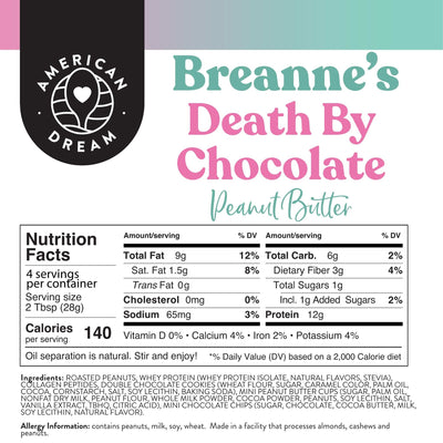 Baby Butter 4oz Breanne's Death By Chocolate Peanut Butter