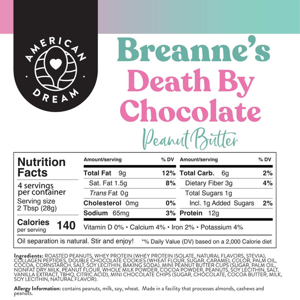 Baby Butter 4oz Breanne's Death By Chocolate Peanut Butter