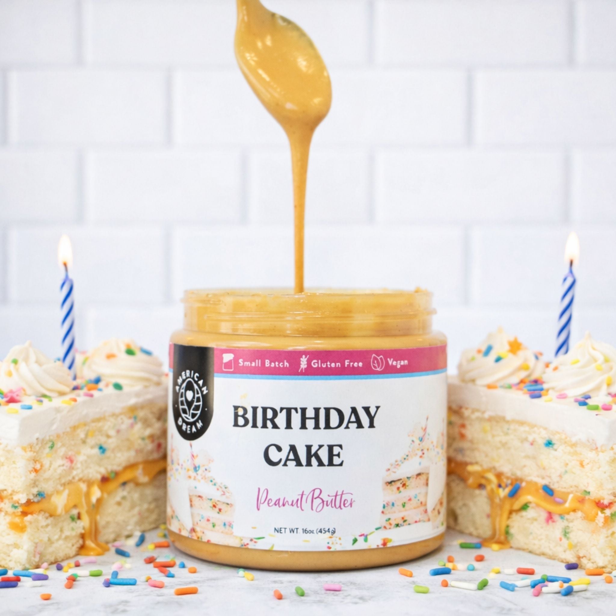 Birthday Cake Peanut Butter