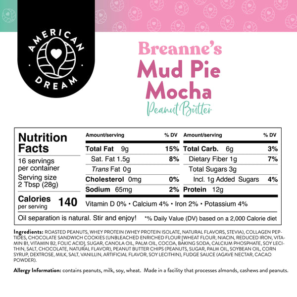 Baby Butter 4oz Breanne's Blend Peanut Butter Holiday Gift Bundle