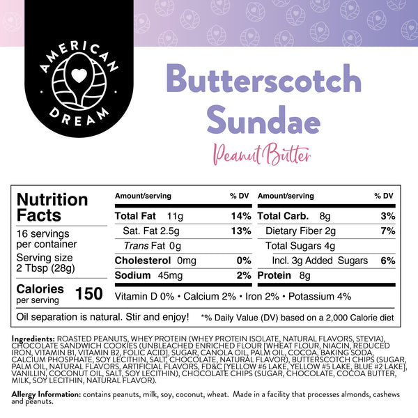 Butterscotch Sundae Peanut Butter