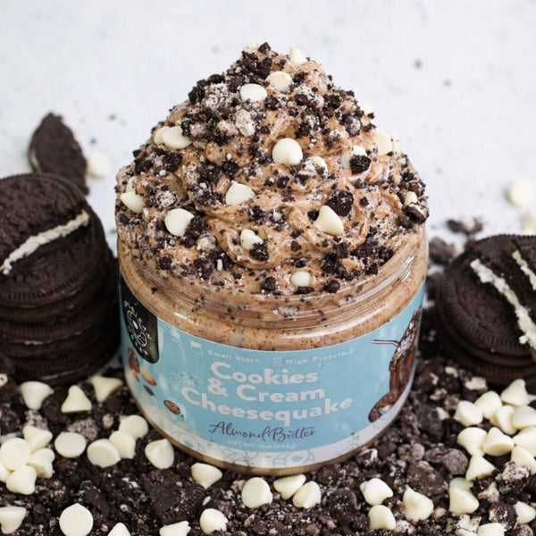 Cookies & Cream Cheesequake Almond Butter