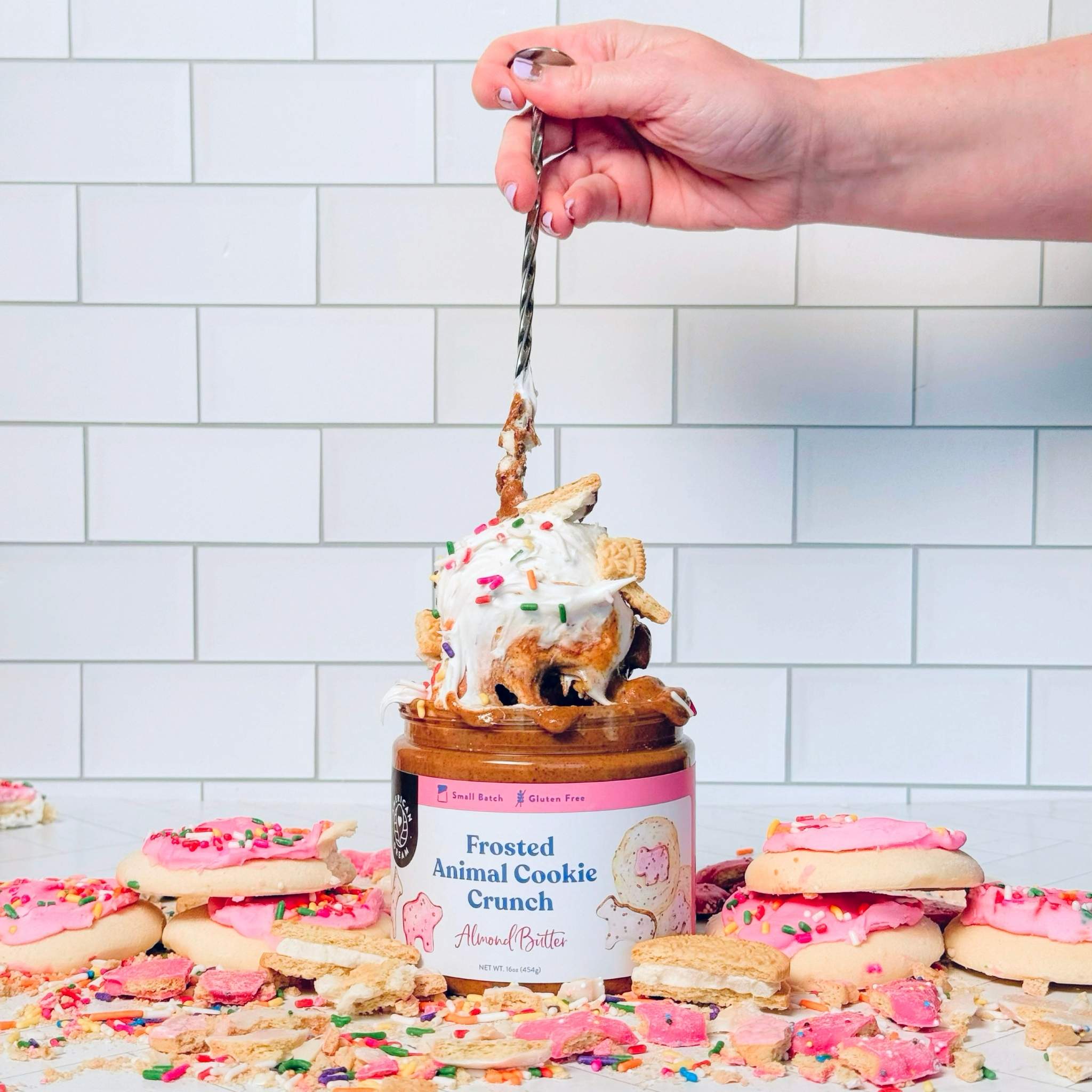 Frosted Animal Cookie Crunch Almond Butter