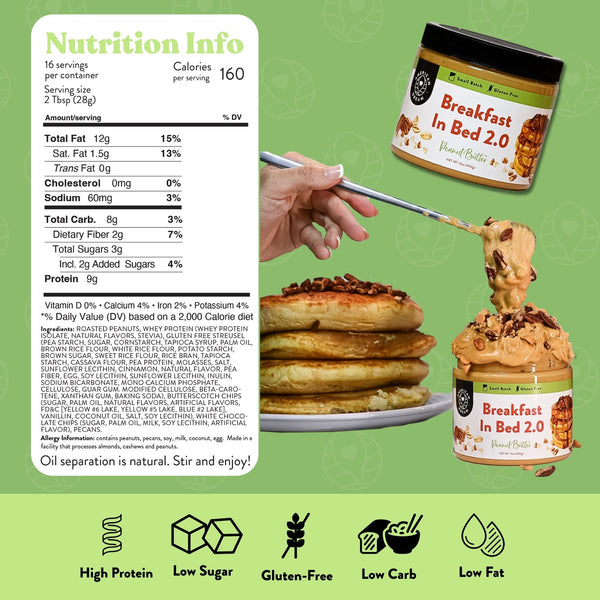 Breakfast in Bed 2.0 Peanut Butter