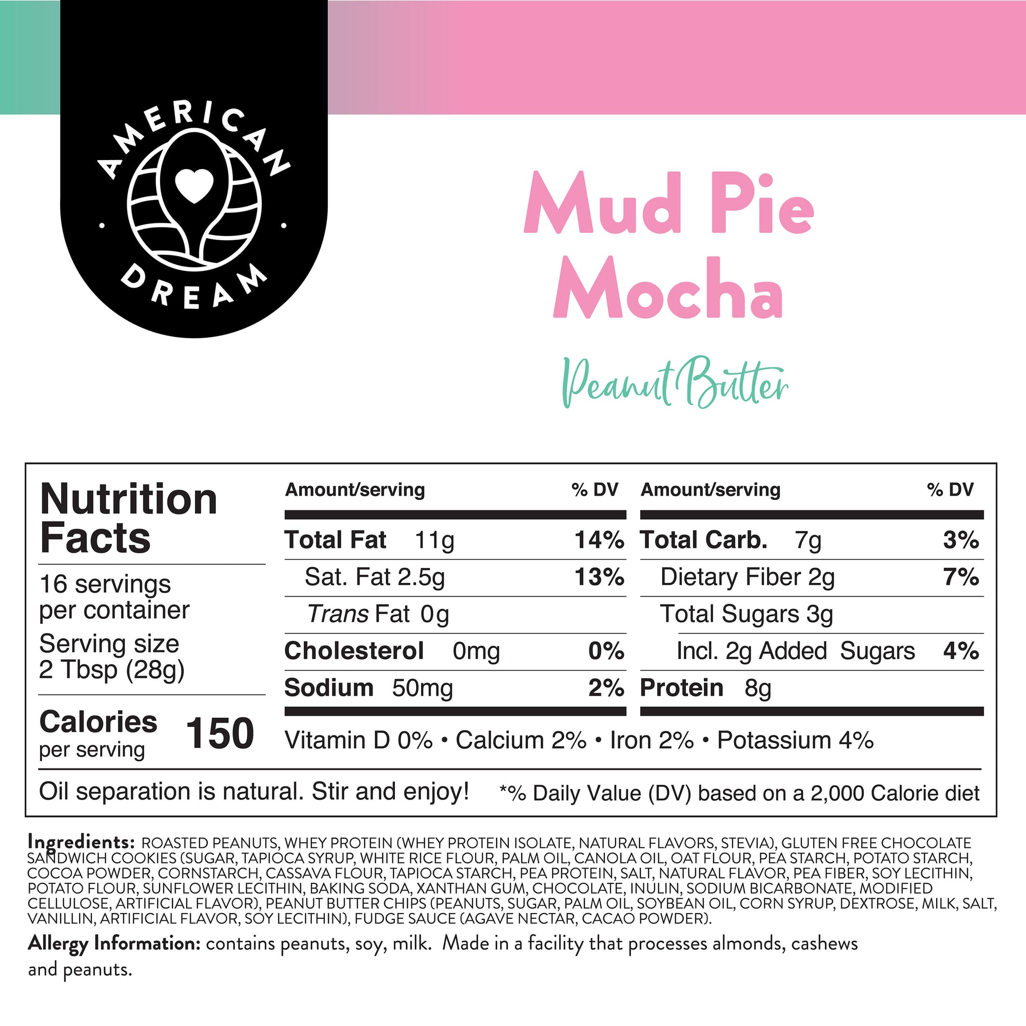 Gluten-Free Mud Pie Mocha Peanut Butter